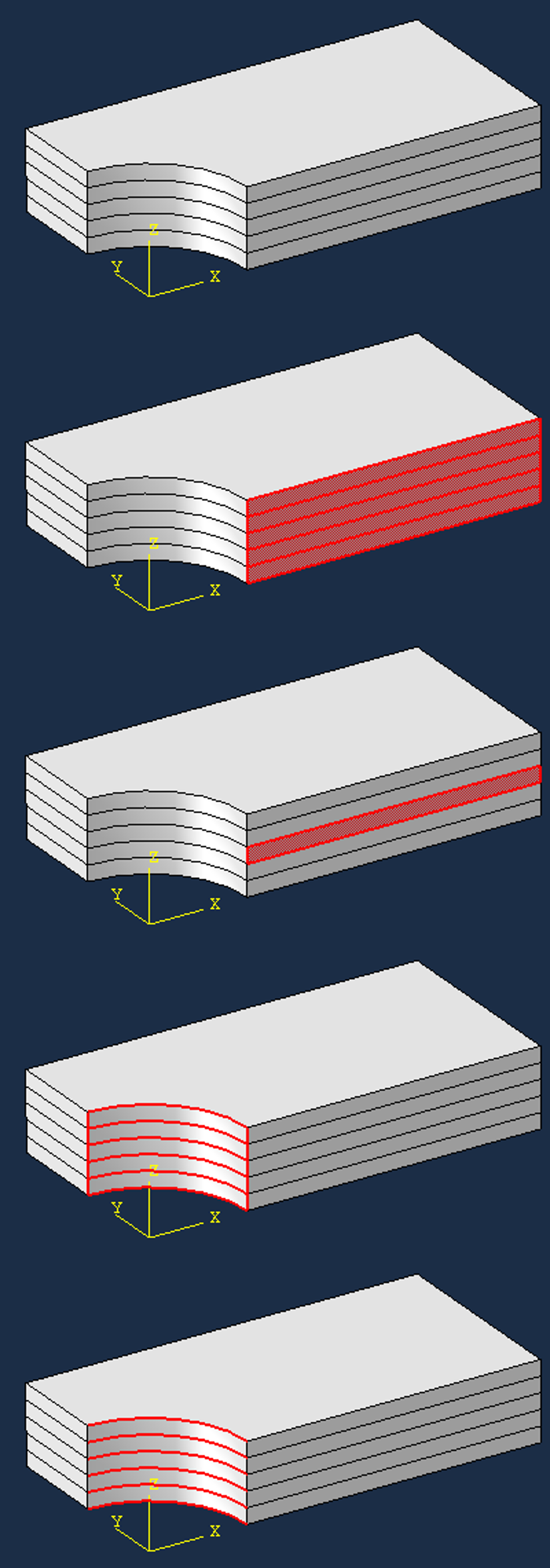 Selecting geometry