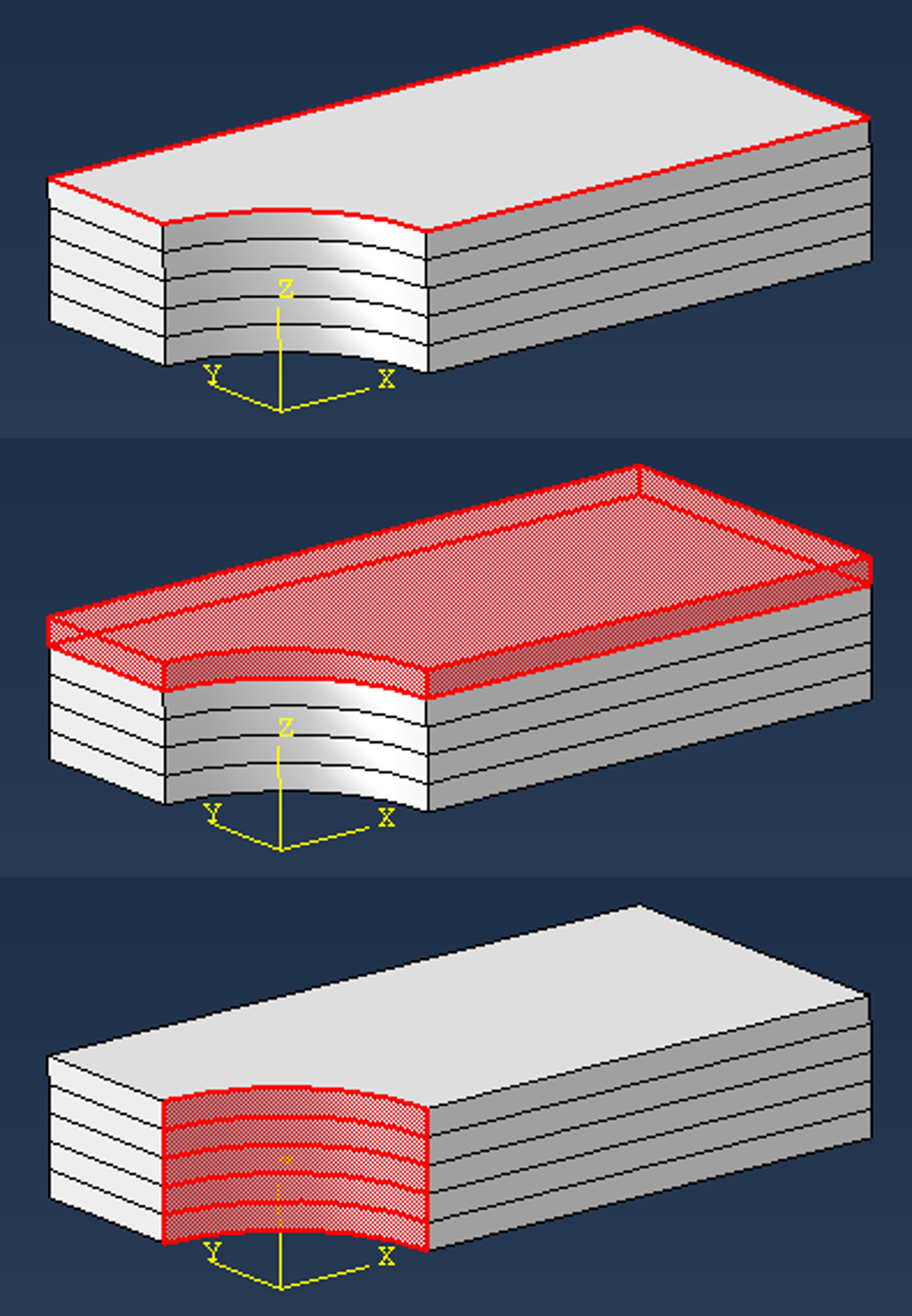 Selecting geometry